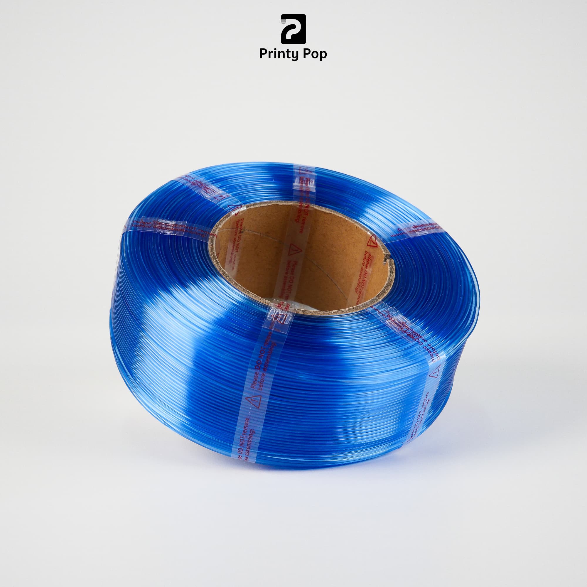 Printy Pop PETG Translucent Blue (ฟ้าใส)