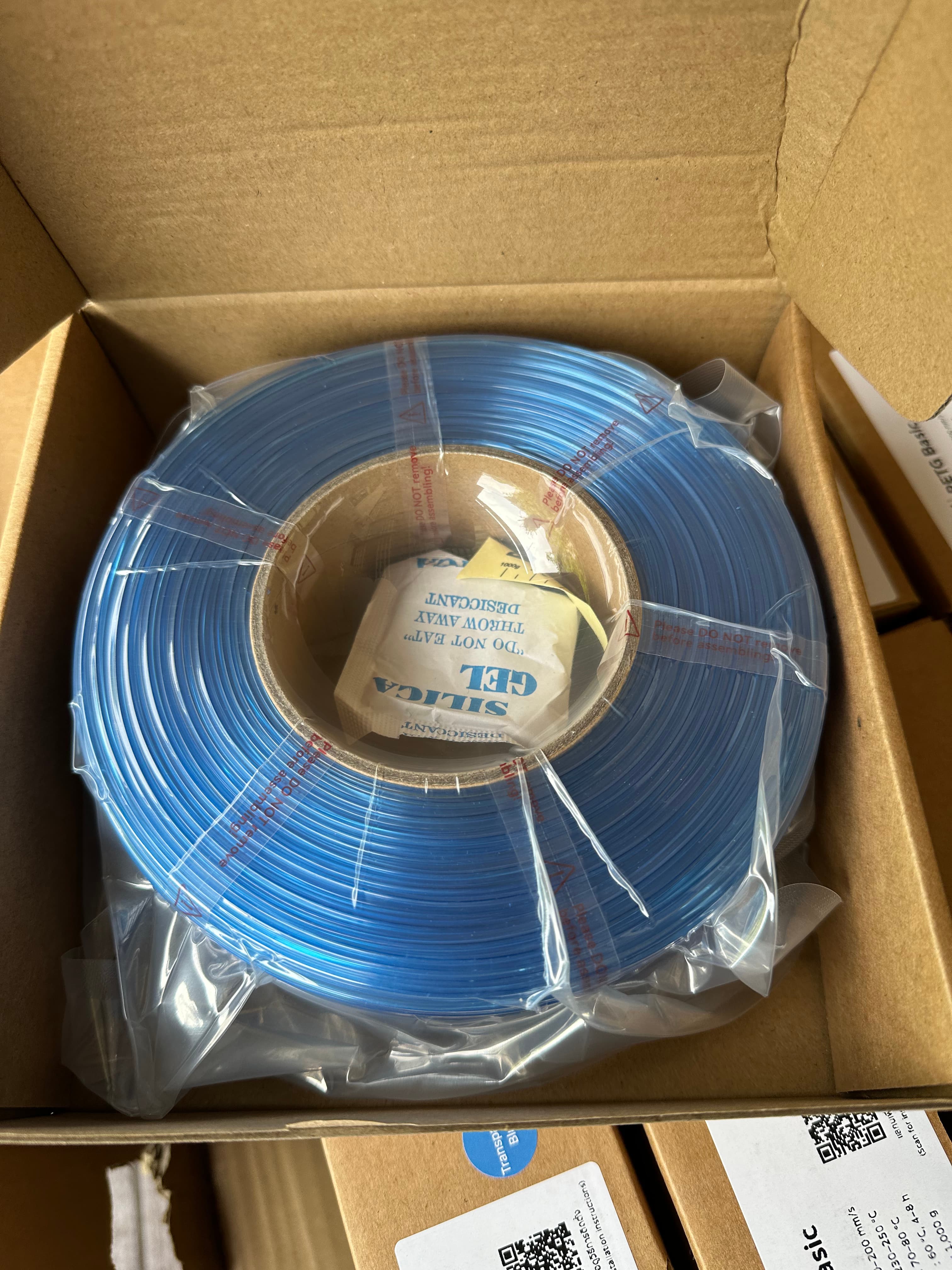 Printy Pop PETG Translucent Blue (ฟ้าใส)