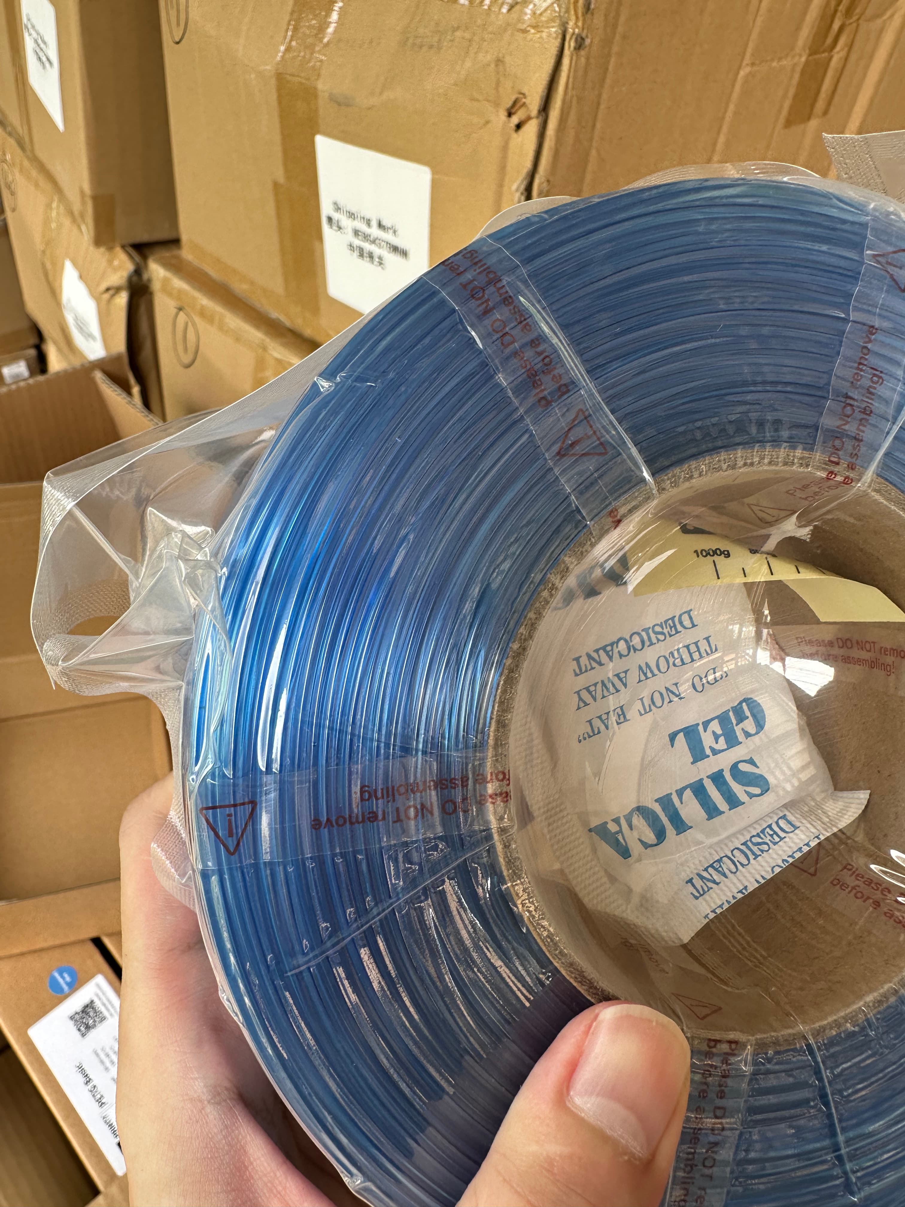 Printy Pop PETG Translucent Blue (ฟ้าใส)
